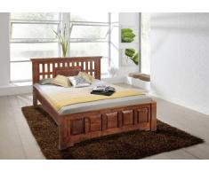 Koloniales Bett 160x200 massiv Akazie Holz CLASSIC OXFORD #262