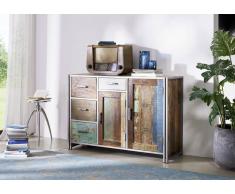 NEW YORK Sideboard #06 Indisches Altholz lack. / Metall