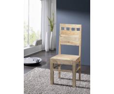 Sheesham Möbel Stuhl Palisander Holz massiv NATURE GREY #120