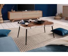 Couchtisch Akazie 95x60x40 natur lackiert NATURAL IDOL #120