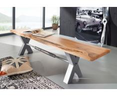 Bank Akazie 240x38x46 natur lackiert IRON LABEL #139
