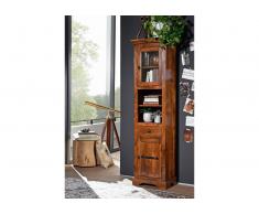Hochschrank Akazie 52x36x187 nougat lackiert OXFORD #1004