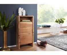 Unterschrank Akazie 40x20x80 natur lackiert LIVE EDGE #614