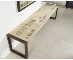 Bank Mango 45x180x40 natur bedruckt FACTORY #114