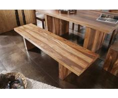 Palisander Massivholz Bank 160x45 Sheesham Möbel DUKE #106
