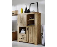 BOZEN Highboard #408 Wildeiche massiv natur geölt