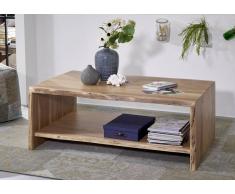 Couchtisch Akazie 120x70x45 natur lackiert LIVE EDGE #308