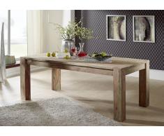 Esstisch Sheesham 240x100x76 grau geölt NATURE GREY #408