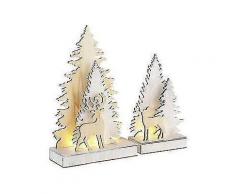 inge-glas® led-baum set, 2-teilig