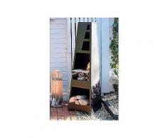 dobar gartenkamin »design«, b/t/h: 45/40/148 cm, inkl. grillrost