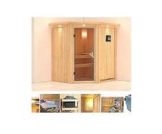 konifera systemsauna »taurin«, 175/152/198 cm, 9-kw-bio-ofen mit ext. steuerung