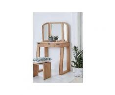 gmk home & living schminktisch «janno», aus massiver eiche, breite 90 cm