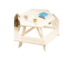 pinolino kindersitzgruppe 6-eckig aus holz »nicki«