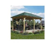 karibu holzpavillon »mailand«, bxt: 289x429 cm