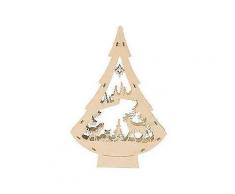 saico original led-lichterbaum rehe im wald