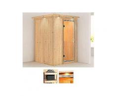 karibu systemsauna »fehmke«, 135/198/135 cm, 68 mm, ohne ofen