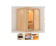 karibu systemsauna »minja«, 151/151/198 cm, ohne ofen