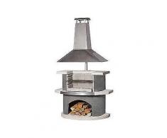 buschbeck grillkamin »zürich«, b/t/h: 110/65/210 cm