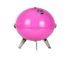 tepro kugelgrill »crystal«, pink, øxh: 30,5x44 cm