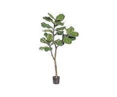 kunstpflanze »ficus lyrata«, im kunststofftopf, h: 120 cm