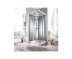 fertigdusche »porto«, 90 x 90 cm, frosted glass, eckdusche