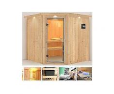 konifera systemsauna »jarin«, 196/196/198 cm, 9-kw-bio-ofen mit ext. steuerung