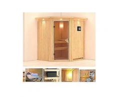 konifera systemsauna »taurin«, 175/152/198 cm, 9-kw-ofen mit ext. steuerung