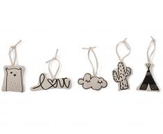 Childhome Baby Gym Spielzeug Canvas, 5er-Set