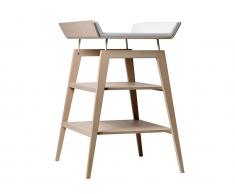 Wickeltisch höhenverstellbar inkl. Auflage Buche, Linea by Leander®