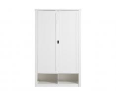 Kleiderschrank 2-türig Mix & Match LUXE Weiß, Bopita