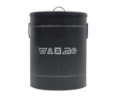 Label51 Wäschetonne Small Schwarz