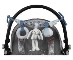 Little Dutch Kinderwagen-Kette Hase, Adventure Blue