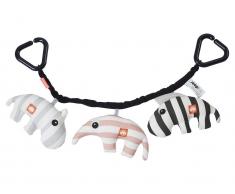 Done by Deer™ Kinderwagen-Kette Zoopreme, Powder