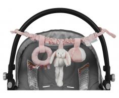 Little Dutch Kinderwagen-Kette Hase, Adventure Pink