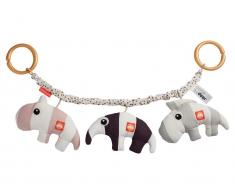 Done by Deer™ Kinderwagen-Kette Deer Friends, Powder