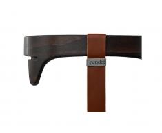 Sicherheitsbügel für Hochstuhl Walnuss, Gurt Braun, Leander®
