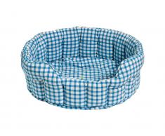 Tierkorb Groß Blau kariert 85x68x24cm, Win Green