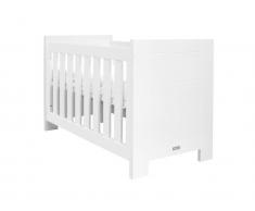 Babybett Merel Weiß 60x120cm, Lattenrost höhenverstellbar, Bopita
