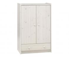 Kleiderschrank 2-türig massiv Steens for Kids inkl. Schublade, Höhe 123cm
