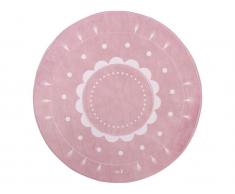 Lottas Lable® Spielteppich SOFTIE MANDALA Rose, Ø130cm