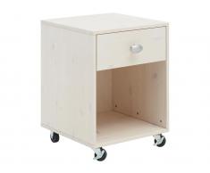 Rollcontainer Weiß Lifetime Original inkl. Schublade und 4 Rollen