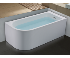 Eckbadewanne - 240L - 170 x 75 x 58 cm - Ecke Rechts - AKINA