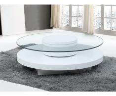 Couchtisch Glas Hochglanz RYHALI