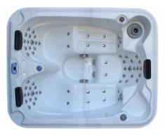 LED-Whirlpool Spa Fidji II - 3 Plätze - Weiß