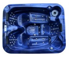 LED-Whirlpool Spa Fidji II - 3 Plätze - Blau
