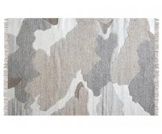 Teppich handgewebt COUNTRY von SIA - Baumwolle - 160x230cm - Naturfarben