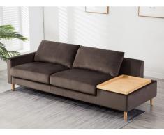 3-Sitzer-Sofa Samt mit Beistelltisch MAPUTO