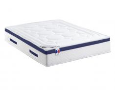 Visko-Taschenfederkernmatratze MARQUIS - Härtegrad 3 - 140x190 cm - Blau