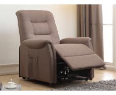 Relaxsessel mit Aufstehhilfe Stoff Nerudo - Braun