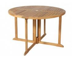 Garten Klapptisch Teak BYBLOS - D 120cm